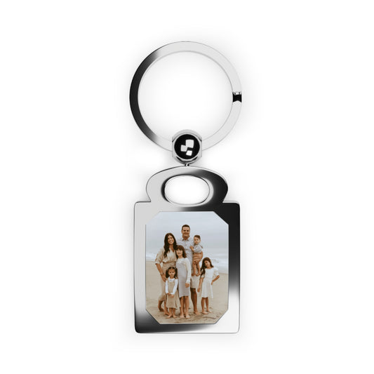 Rectangle Photo Keyring