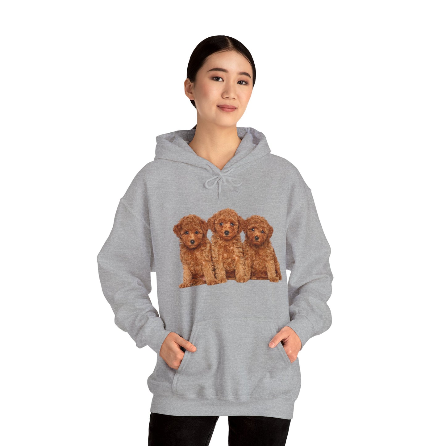 Cute Poodle Trio Unisex Heavy Blend™ Hoodie