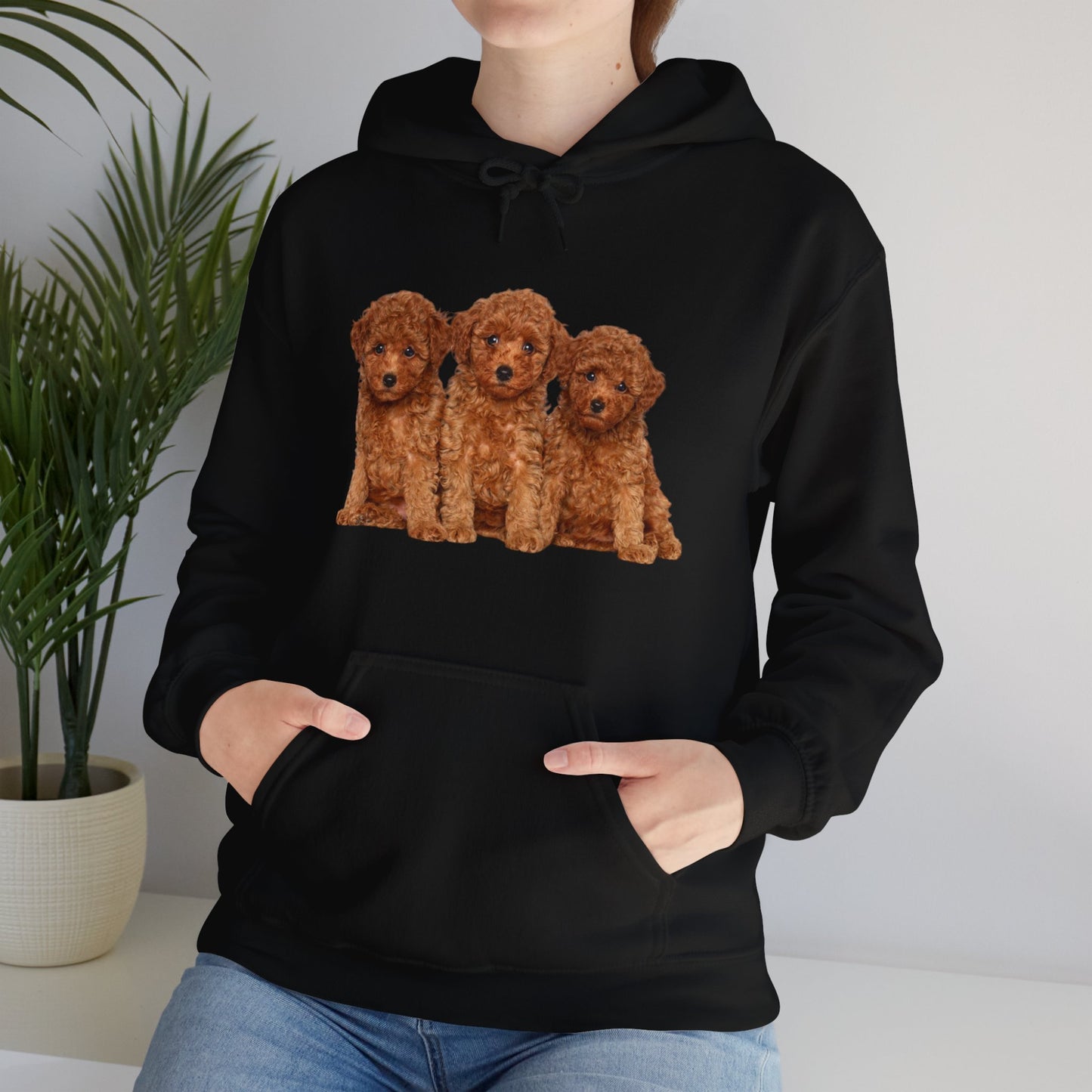 Cute Poodle Trio Unisex Heavy Blend™ Hoodie