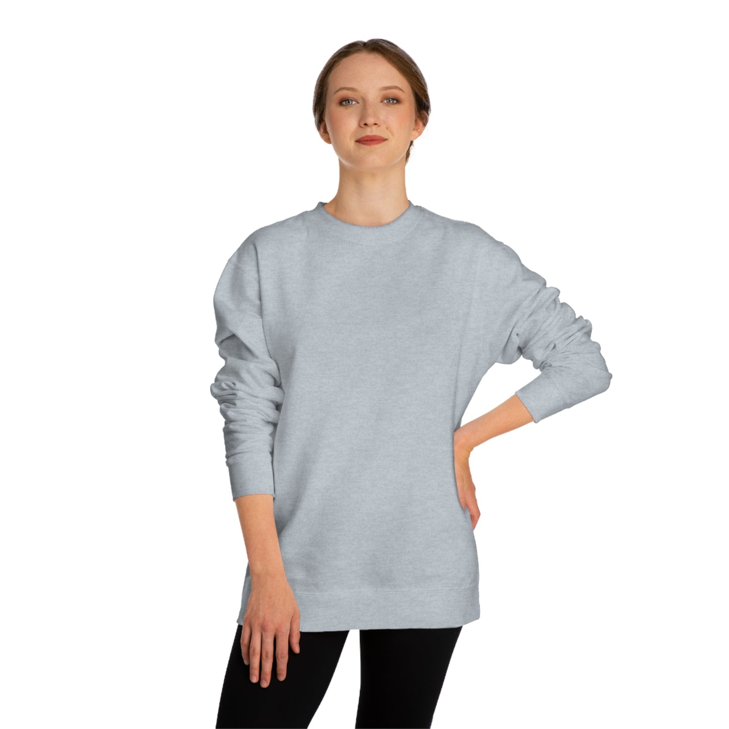 Floral Rose Unisex Crew Neck Sweatshirt - Cozy & Stylish