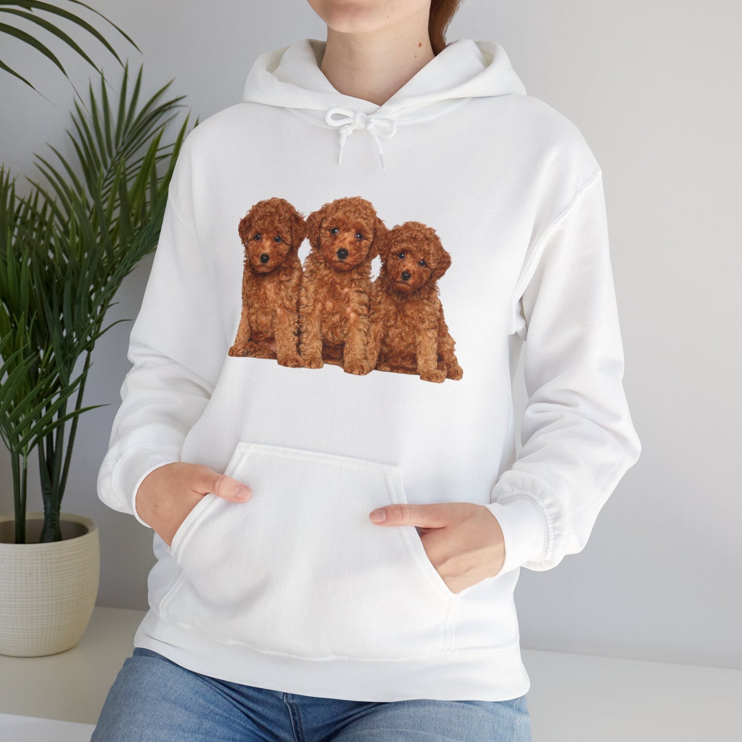 Cute Poodle Trio Unisex Heavy Blend™ Hoodie