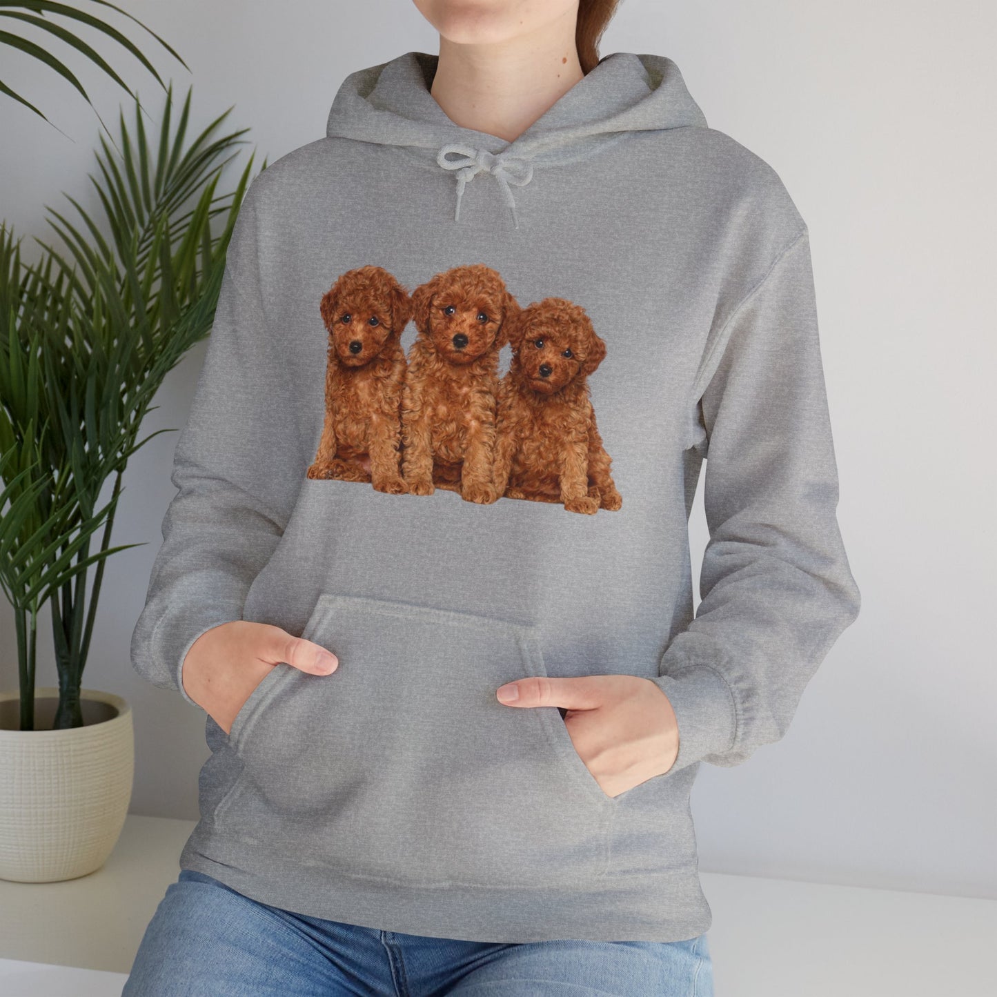 Cute Poodle Trio Unisex Heavy Blend™ Hoodie