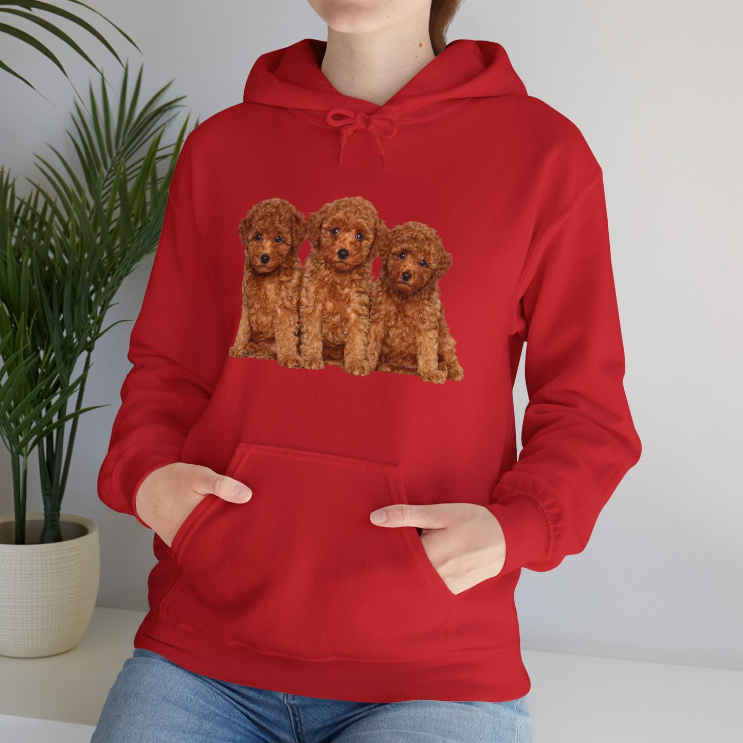 Cute Poodle Trio Unisex Heavy Blend™ Hoodie