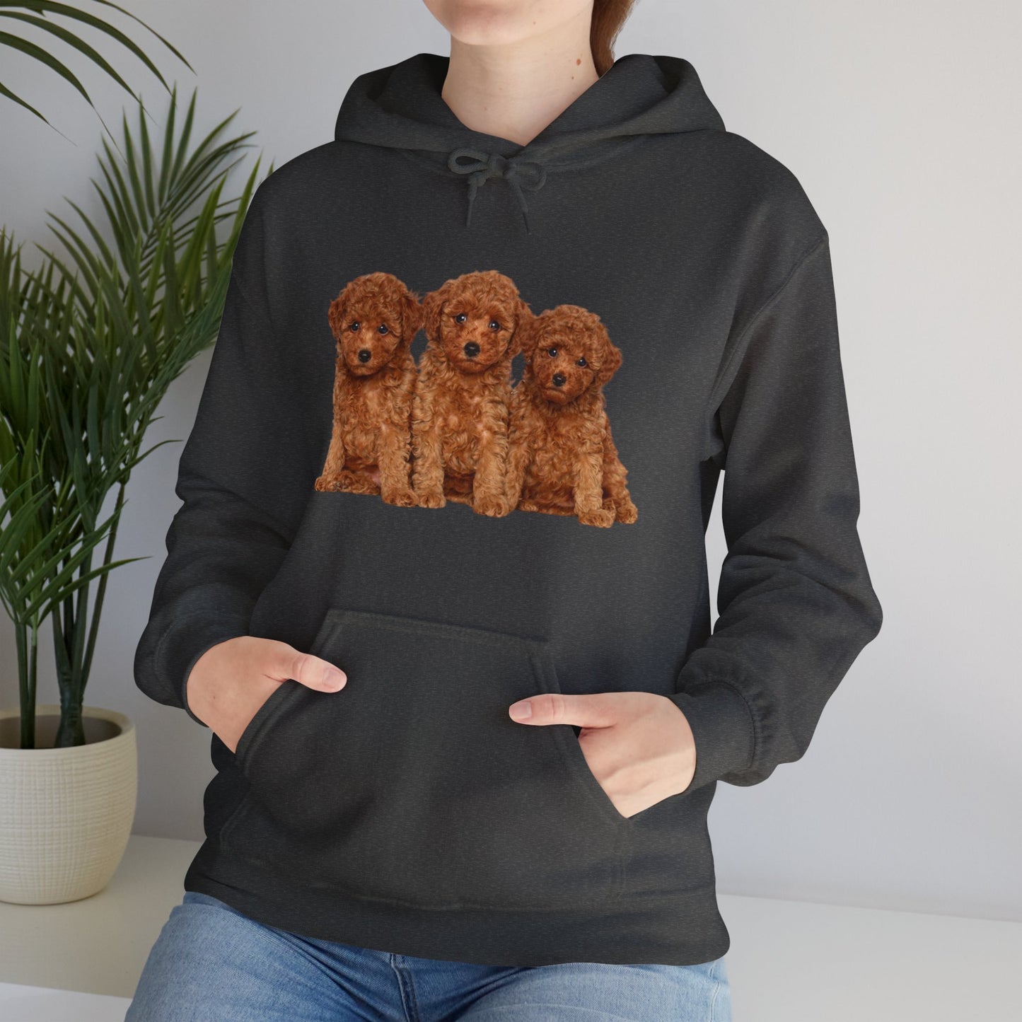 Cute Poodle Trio Unisex Heavy Blend™ Hoodie