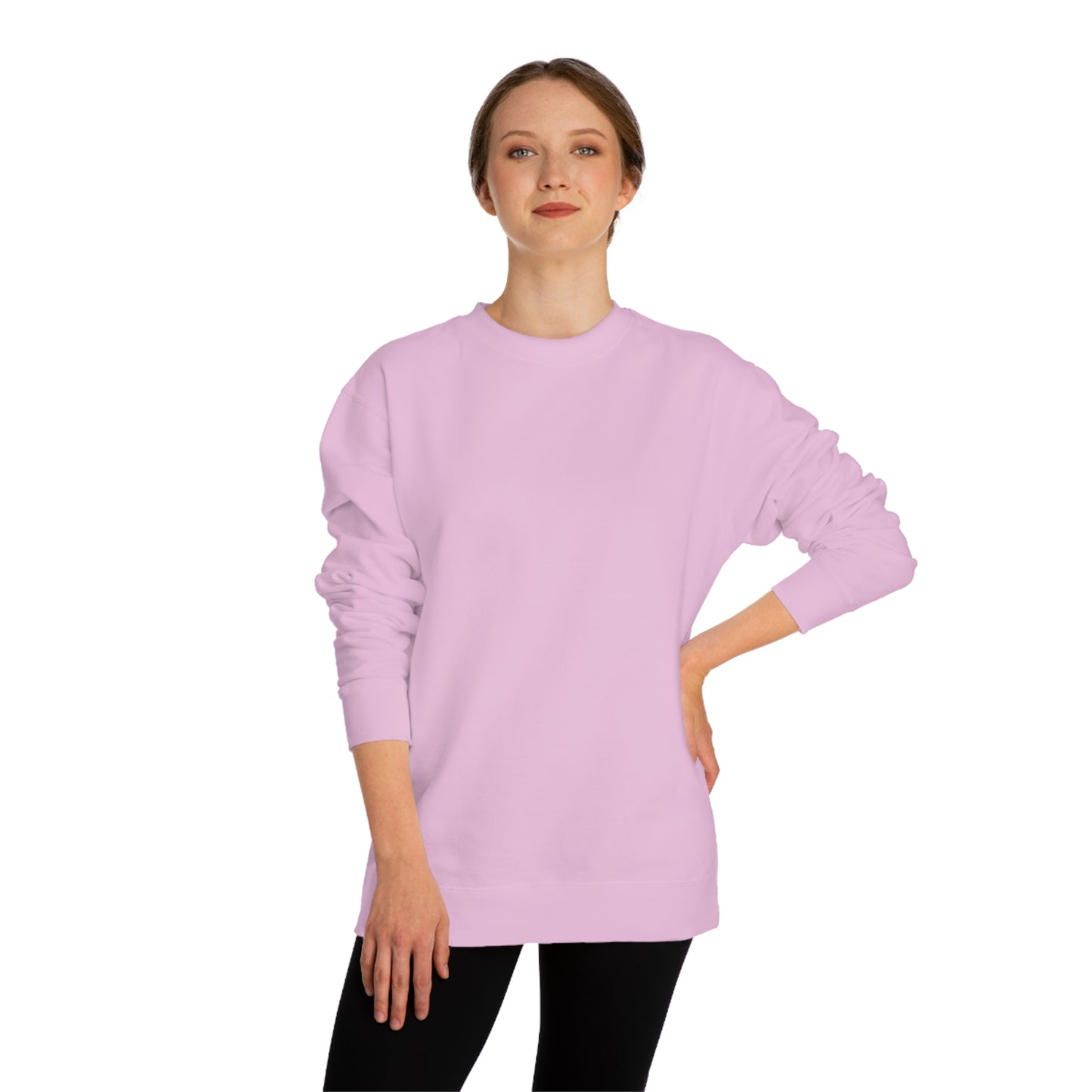 Floral Rose Unisex Crew Neck Sweatshirt - Cozy & Stylish