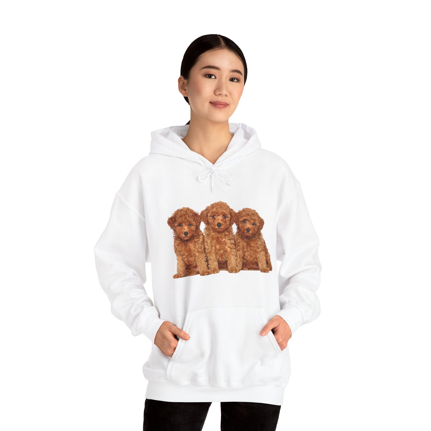 Cute Poodle Trio Unisex Heavy Blend™ Hoodie