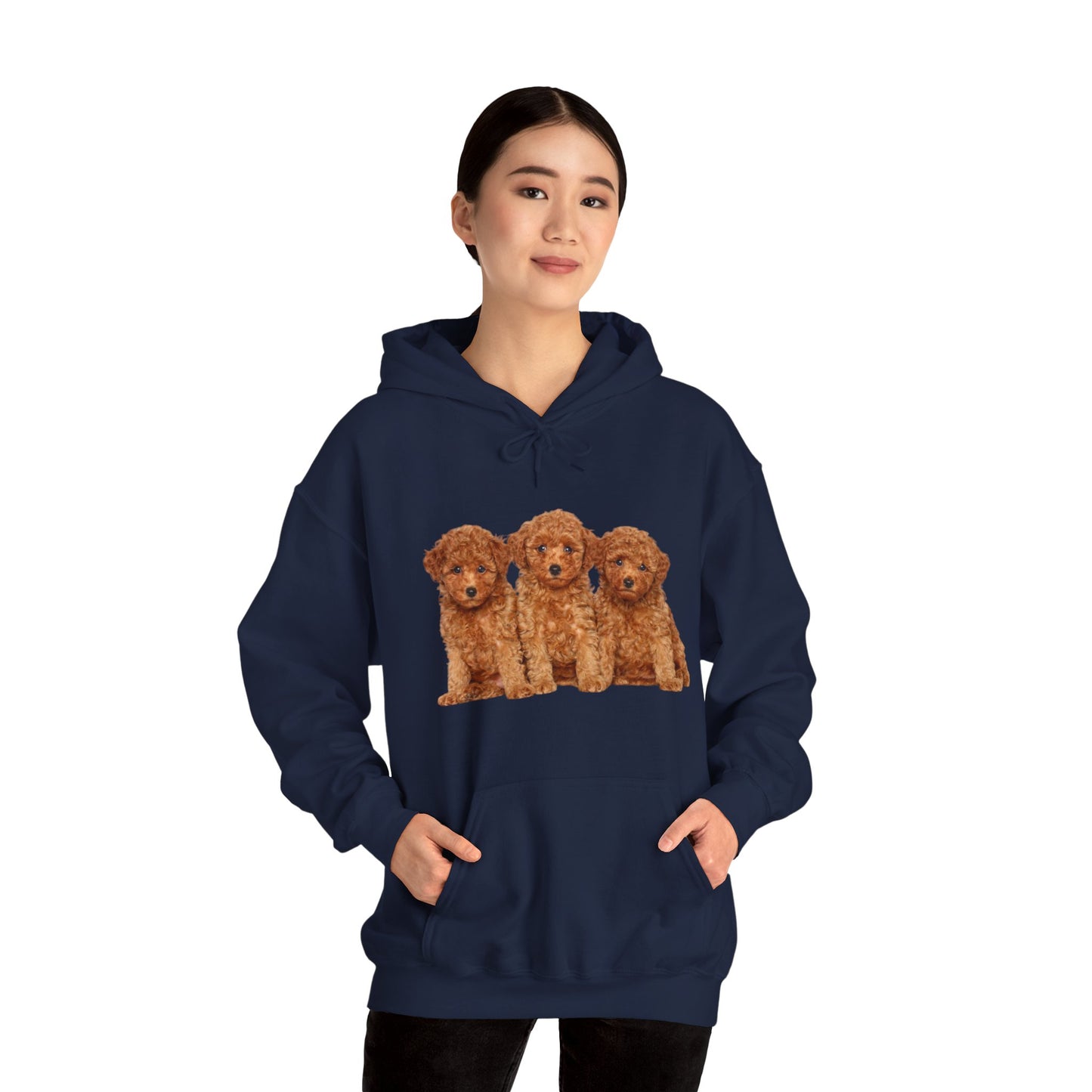 Cute Poodle Trio Unisex Heavy Blend™ Hoodie