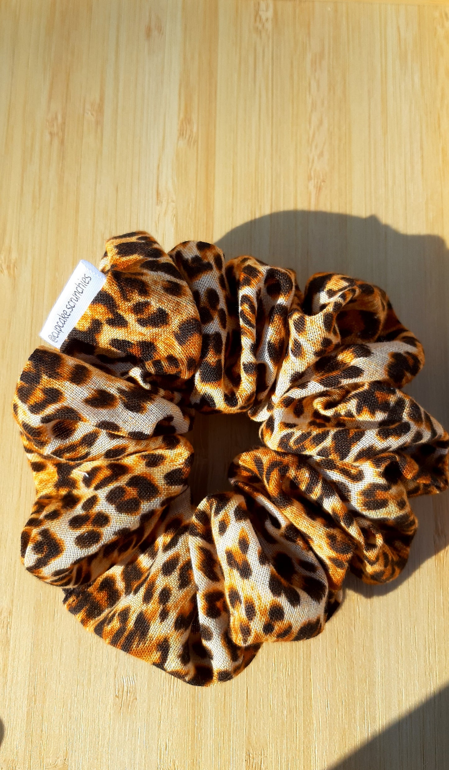 Leopard Scrunchie