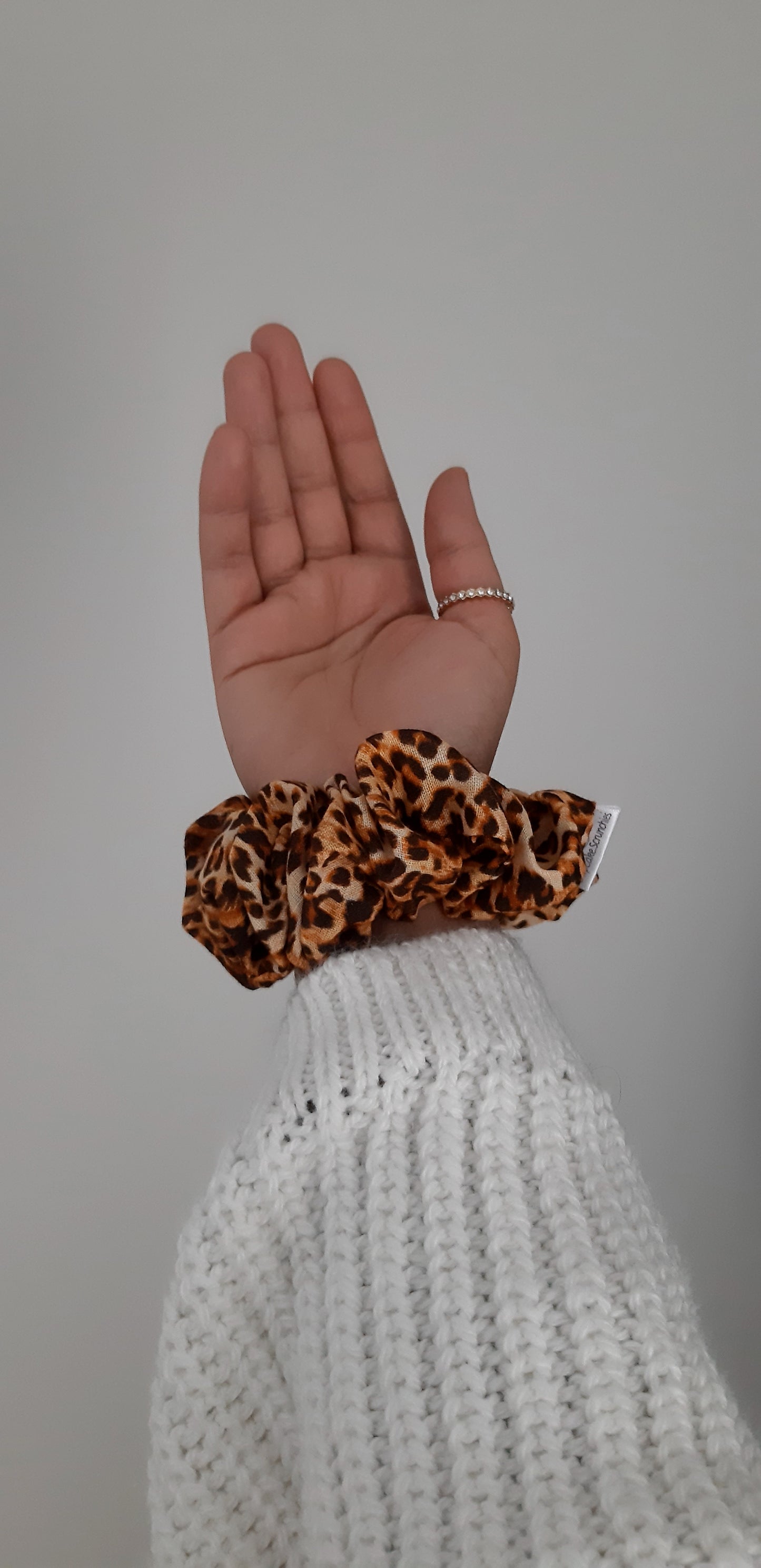 Leopard Scrunchie